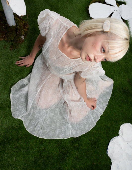 Mother of Pearl Barrette Clips