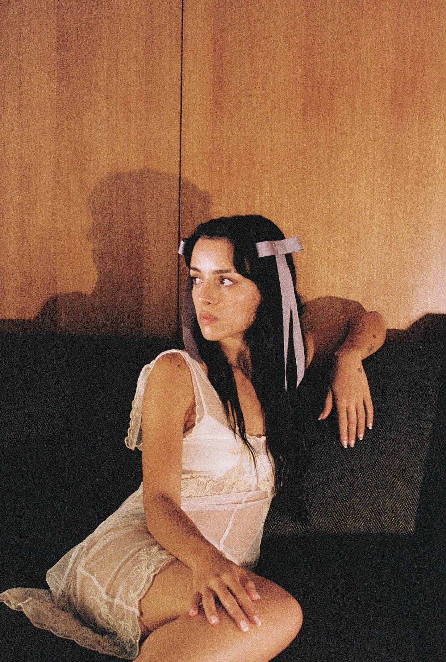 long hair bow