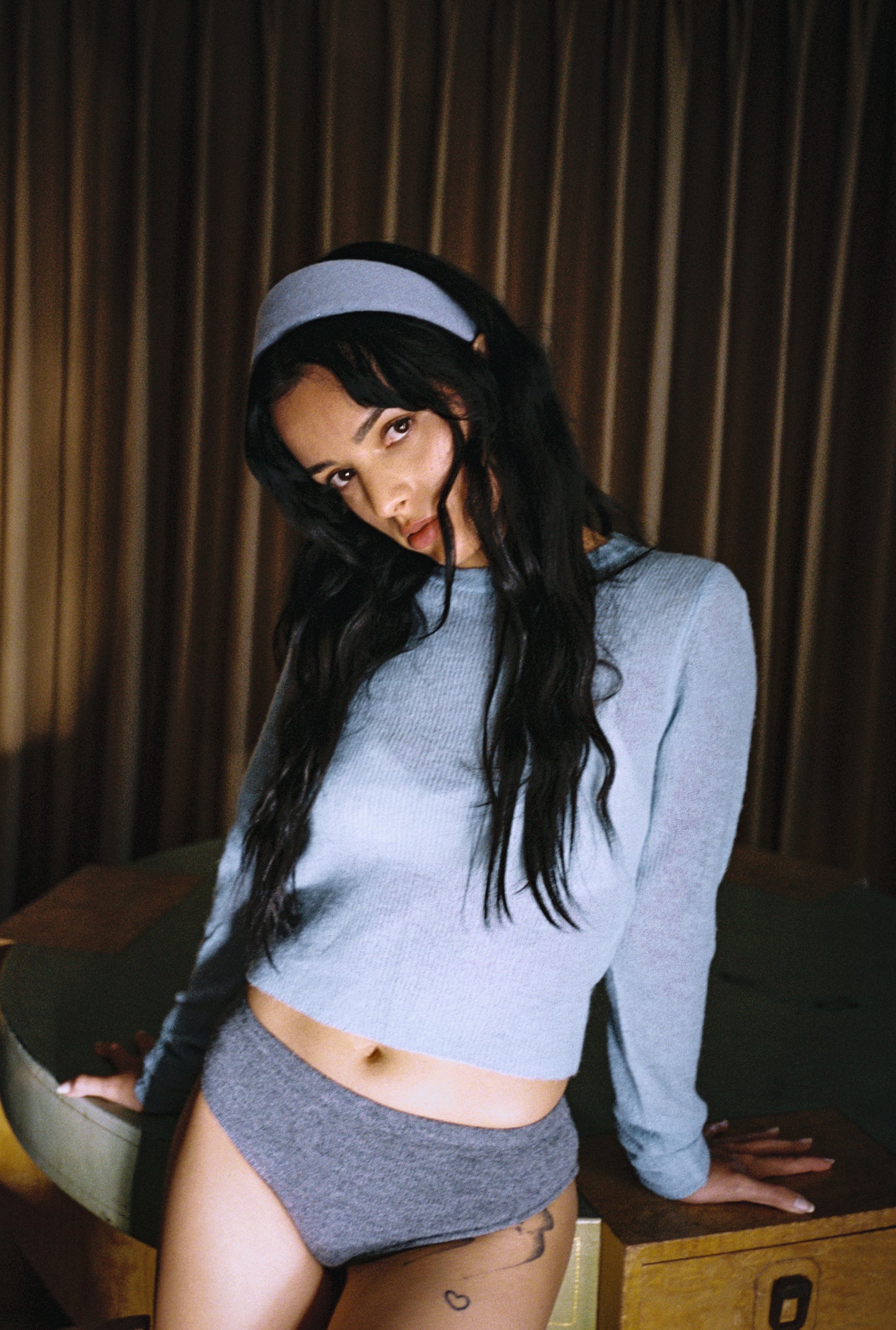 blue headband for women