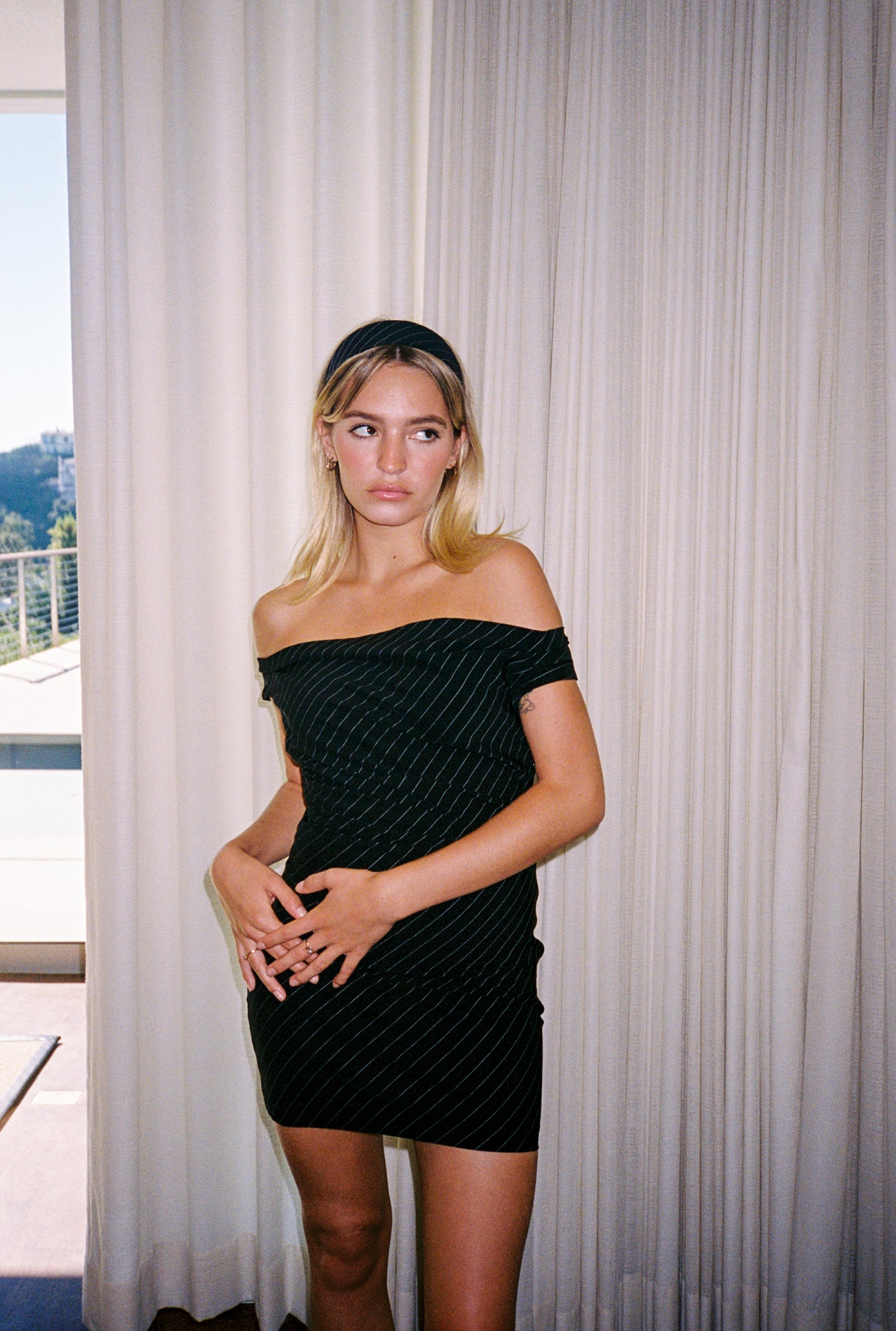 womens pinstripe headband