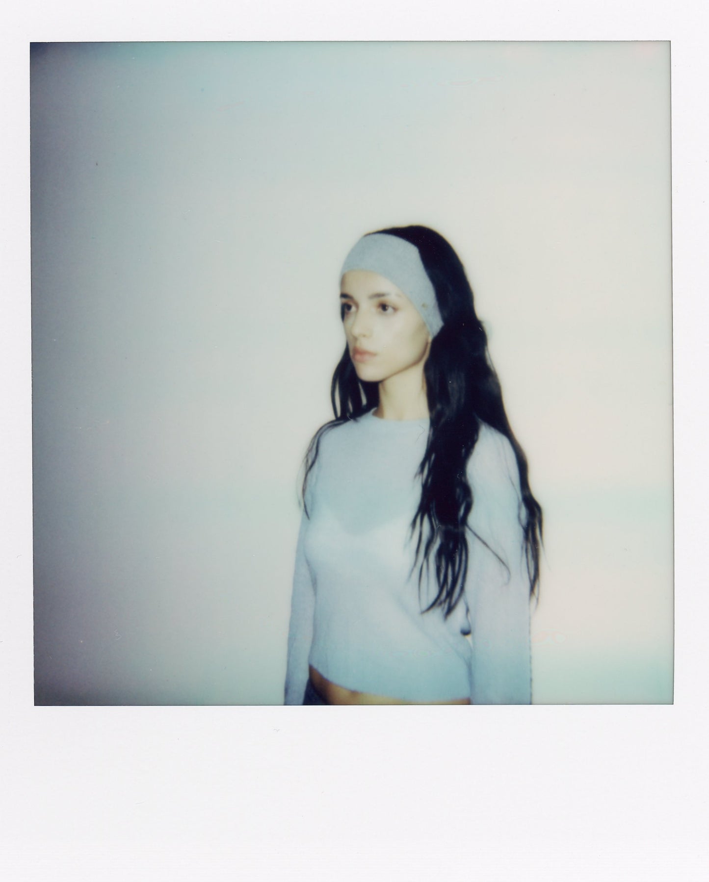 The Soft Rib Headband in Stone