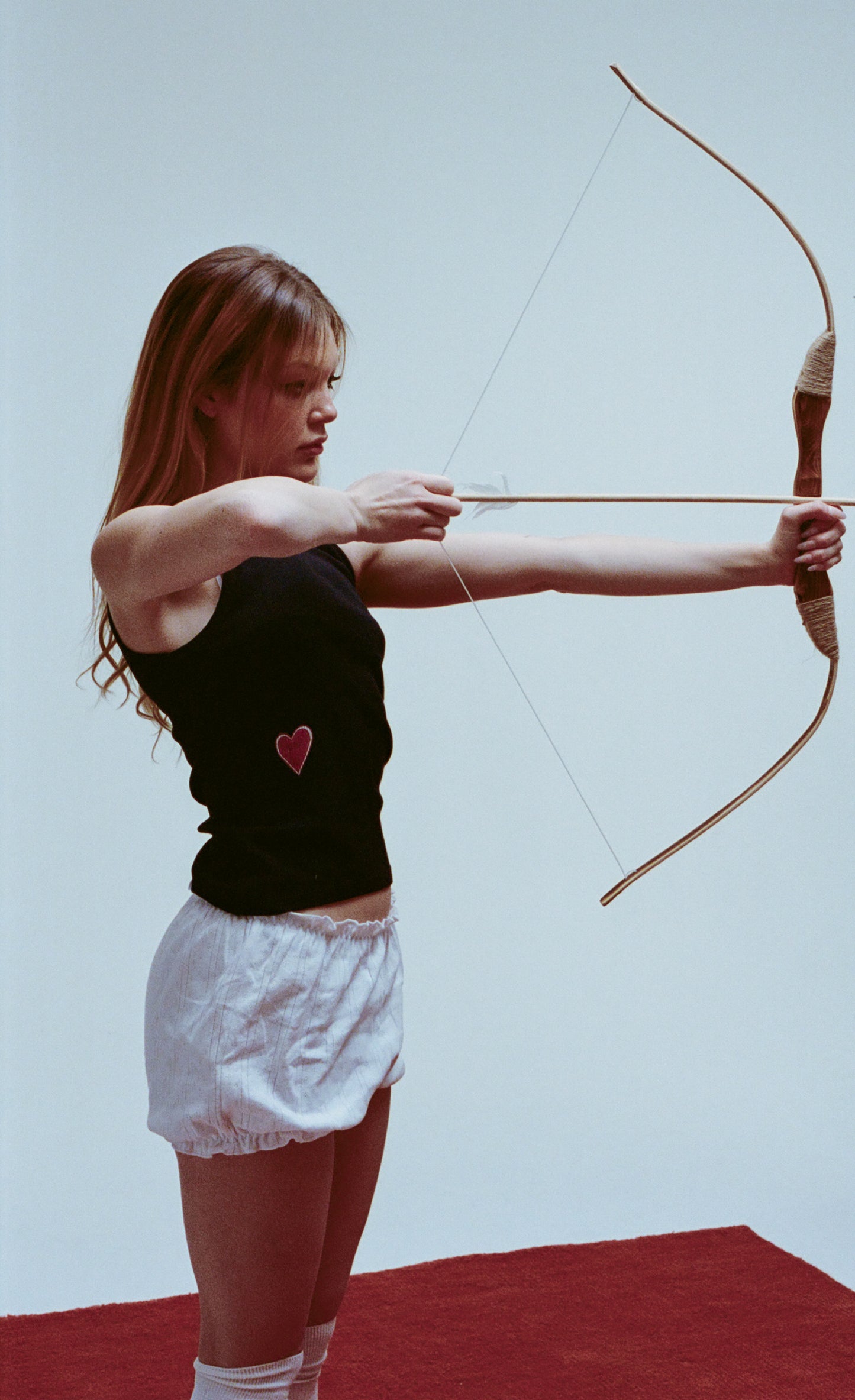 Mila's Heart Tank in Black