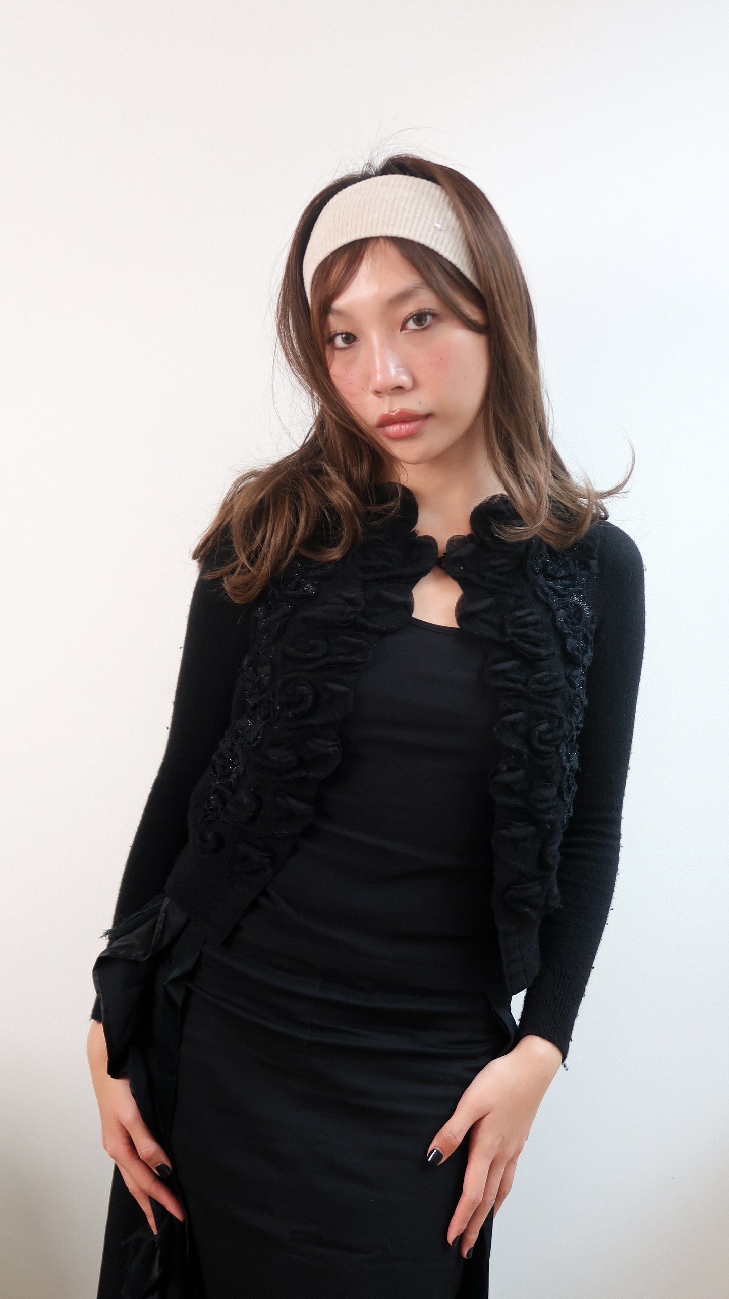 The Soft Rib Headband in Dune