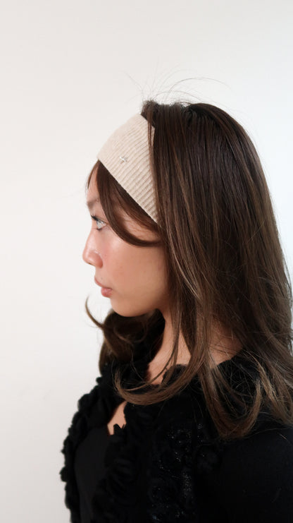 The Soft Rib Headband in Dune