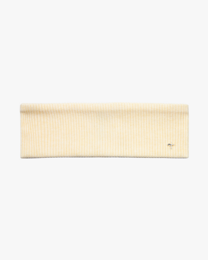 The Soft Rib Headband in Cream
