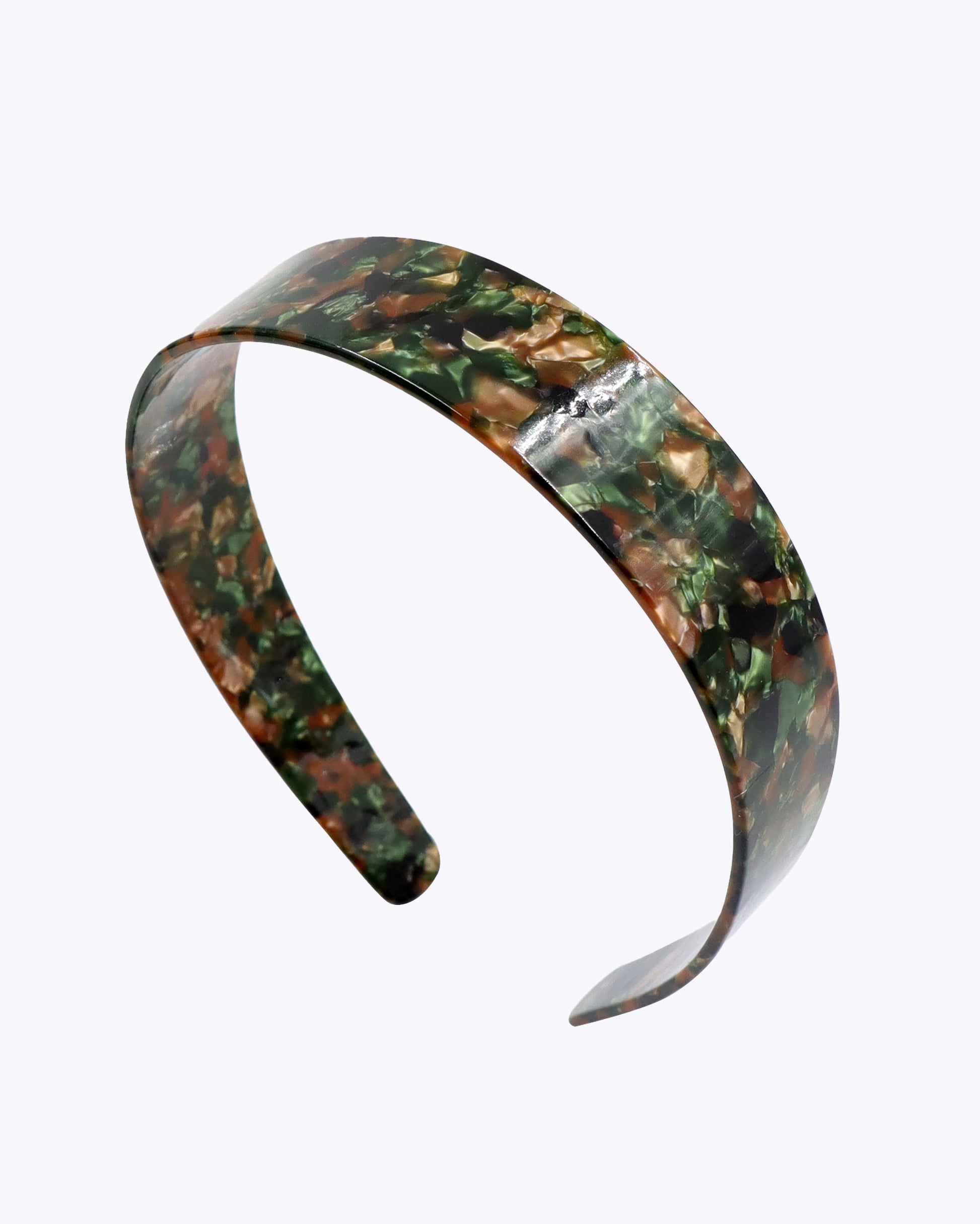 green acetate headband